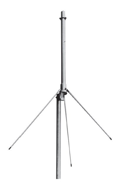 V pol Dual Band Groundplane 74 – 87.5 MHz (167.5 – 174 MHz)